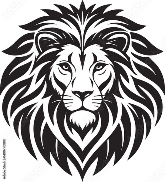 Obraz lion head vector