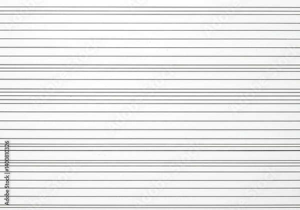 Fototapeta Abstract White Background with Horizontal Lines