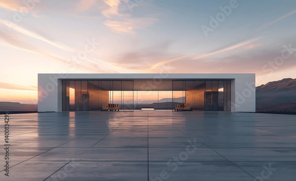 Fototapeta Future building space ground	