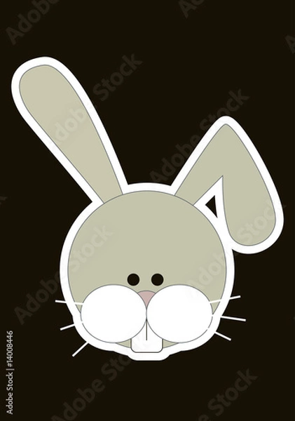 Fototapeta Rabbit head