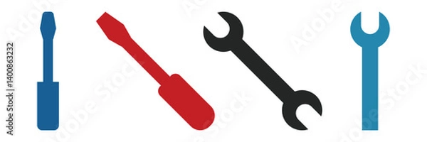 Fototapeta wrench icon