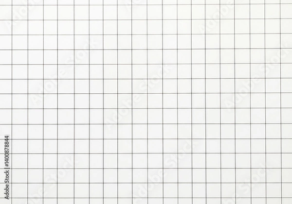 Fototapeta Abstract Black and White Grid Pattern Background with Intersecting Lines