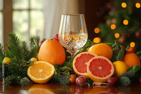 Obraz A variety of fruits such as apples, bananas, strawberries, and citrus can be enjoyed raw, in smoothies, or as an addition to dishes, providing a refreshing taste and nutritional value.


