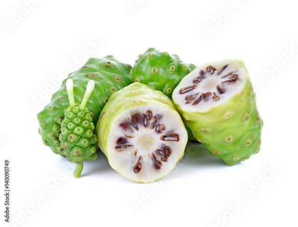 Obraz Exotic Fruit - Noni fruit on white background