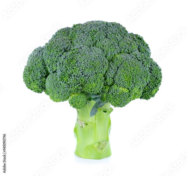 Obraz Broccoli isolated on white background