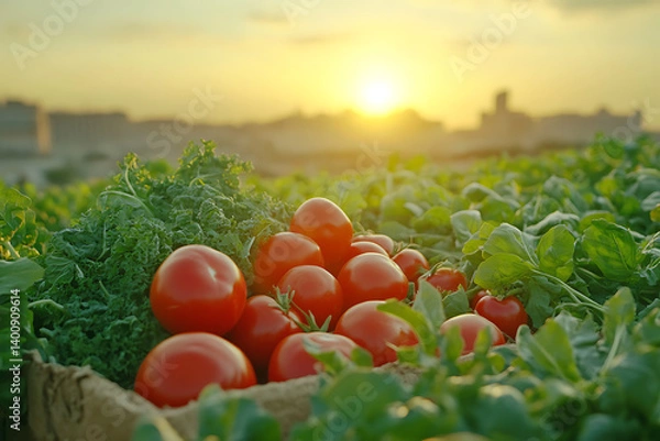 Obraz Various types of vegetables, such as carrots, broccoli, tomatoes, and spinach, provide many nutritional values and can be consumed raw, cooked, or roasted.


