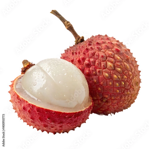 Fototapeta dragon fruit isolated on white background