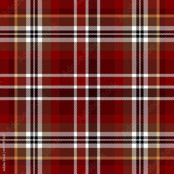 Fototapeta red and white checkered pattern.scottish pattern