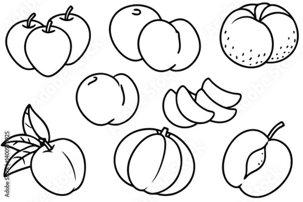 Fototapeta Peach Mango Nectar Sweetness in Every Sip