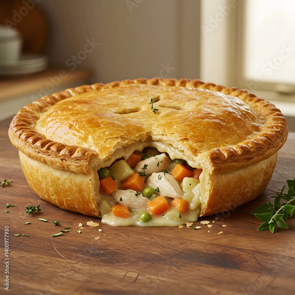Fototapeta Vegetable pie