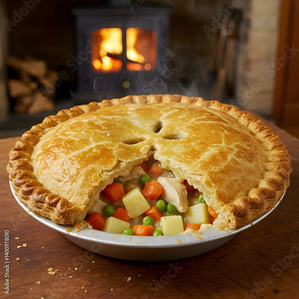 Fototapeta Vegetable pie