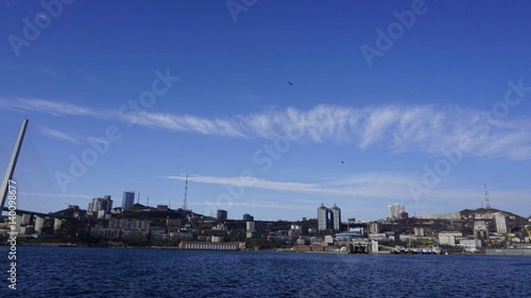 Obraz  Бухта Золотой Рог. Владивосток. Россия.