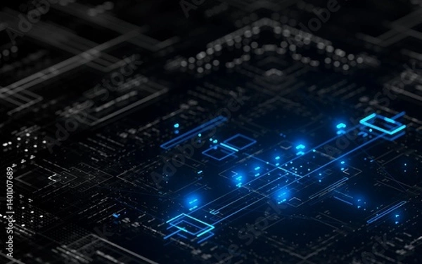 Obraz Artificial Intelligence, Autonomous, Deep Learning, Machine Learning, Neural Network Technology	
