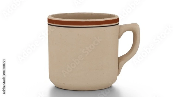 Obraz wocawek mug on white background