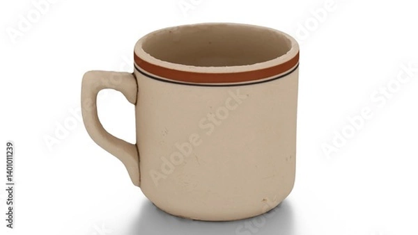 Obraz wocawek mug on white background