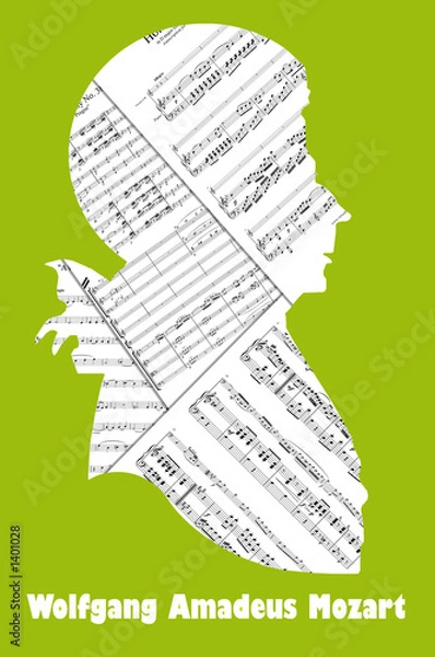 Obraz wolfgang amadeus mozart