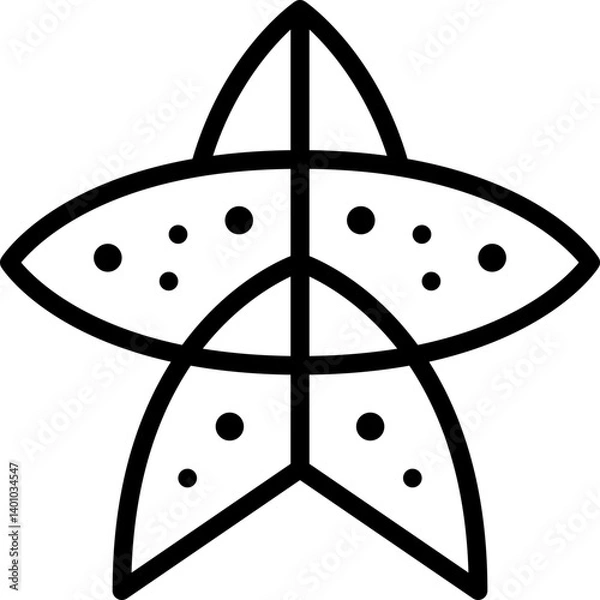 Obraz kite line icon