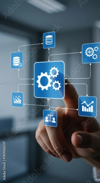 Obraz Data Automation: Optimize Workflow, Boost Efficiency & Achieve Success. Streamline processes with innovative technology solutions.