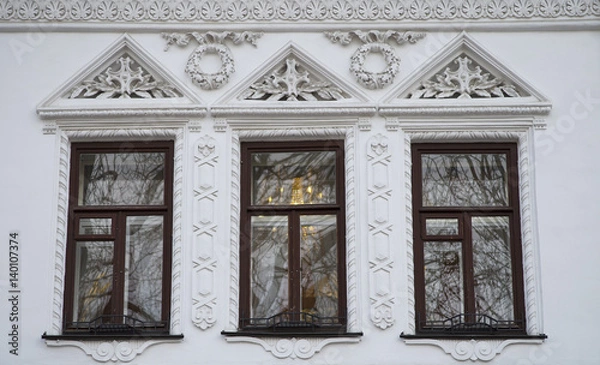 Fototapeta Old building with octaves