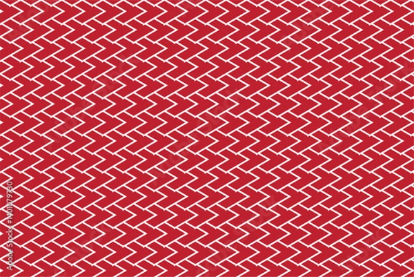 Fototapeta seamless pattern with red hearts