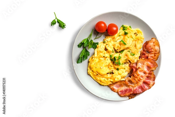 Fototapeta Scrambled Eggs ang Bacon