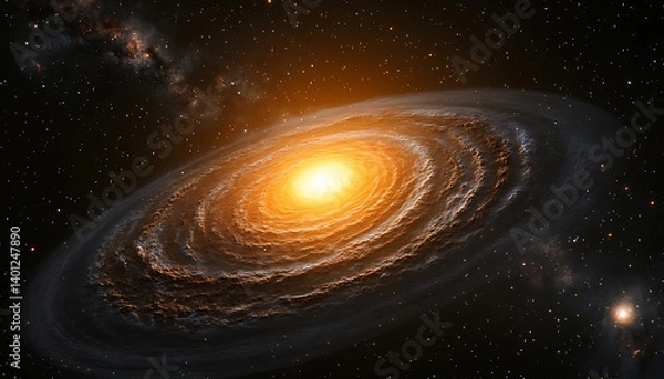 Fototapeta Spiral Galaxy in Deep Space