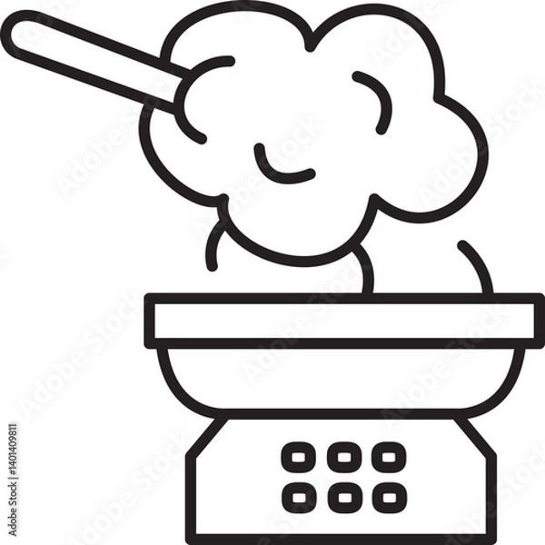 Obraz cotton candy  icon 