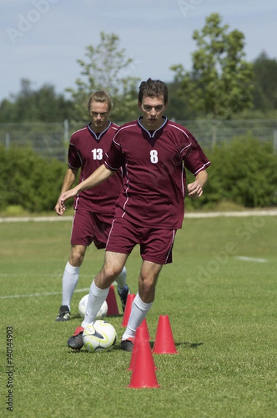 Obraz Kickers exercising