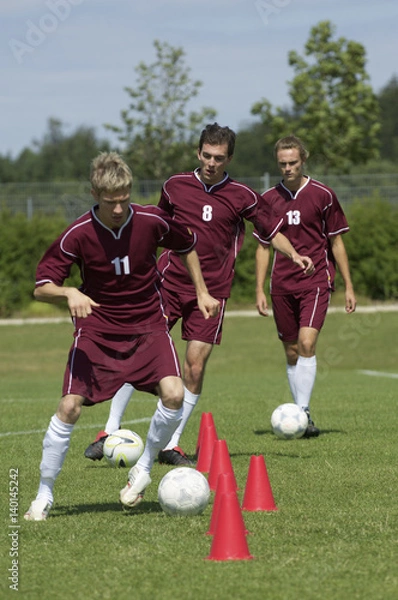 Obraz Kickers exercising