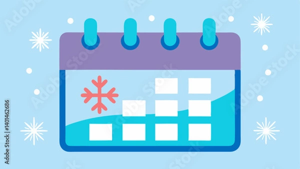 Obraz Schedule Reminder A calendar with a marked date for the next cryofacial appointment emphasizing regular treatment for optimal skin health.