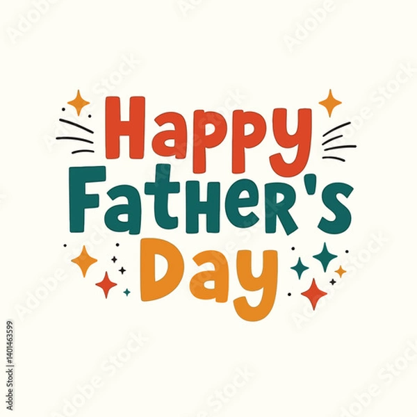 Fototapeta Icon vector art Design Shirt For Dads