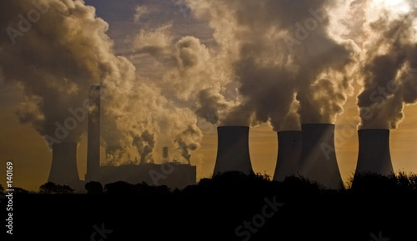 Obraz krajobraz fabryki