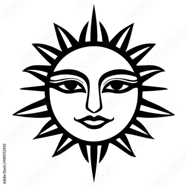 Fototapeta Ra the ancient Egyptian deity of the sun