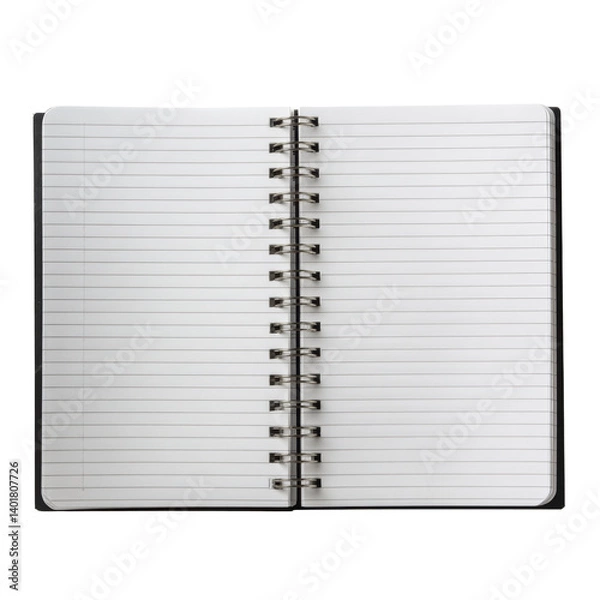 Fototapeta ultra realistic uhd photo of Lab notebook on transparent background