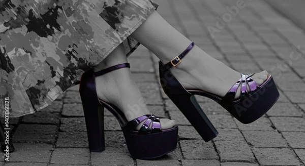 Obraz piedi scarpe splash screen