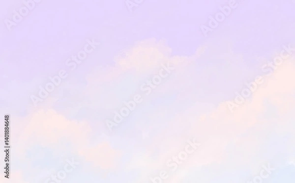 Obraz 美しい夕暮れの空　背景