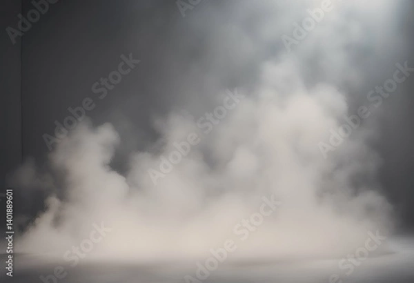 Fototapeta 3d stage smoke illustration spotlight background white lamp studio graphic glittering bright empty glow dark room design illumination decoration light black show floor entertainment shiny glowing