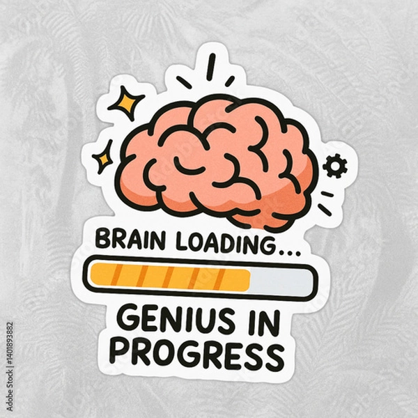 Obraz brain sticker 2