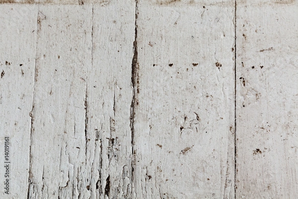 Fototapeta Крашенные белой краской доски