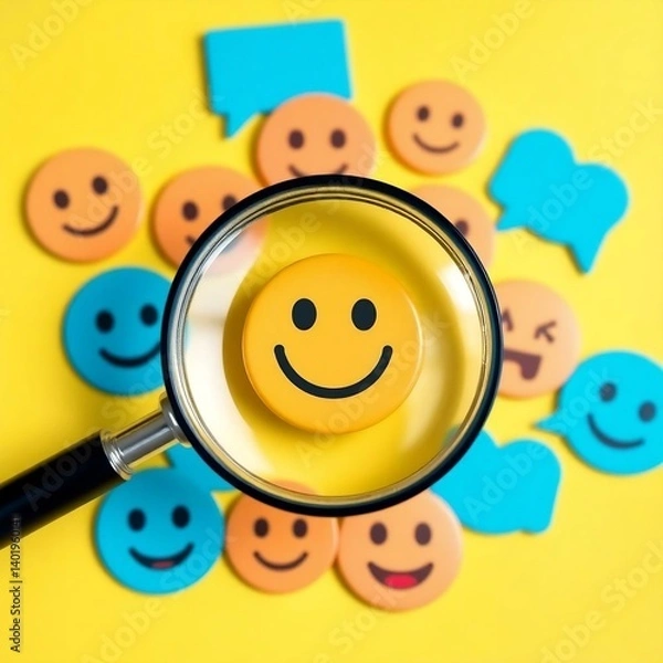 Obraz happy smiley faces