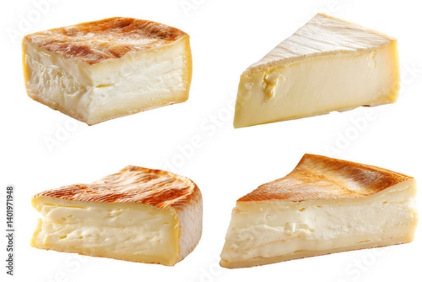 Obraz Creamy Taleggio Cheese Slice