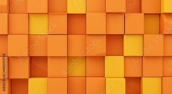 Fototapeta Amber Waves AI Generated