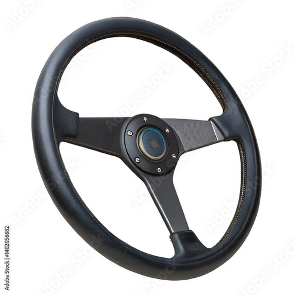Obraz steering wheel isolated on transparent background
