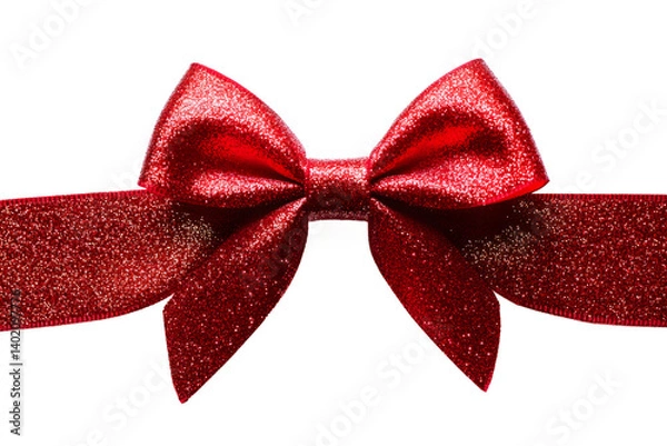 Fototapeta Classic Red Ribbon with Satin Bow