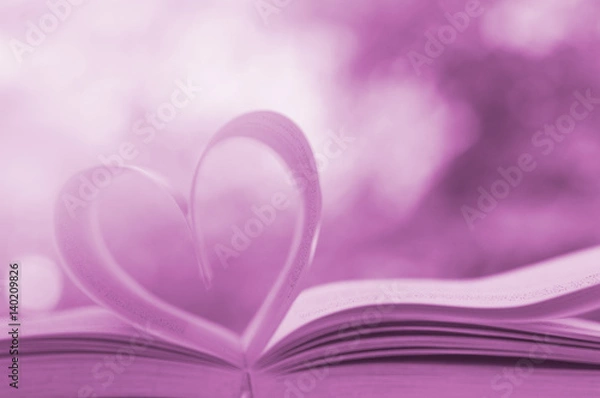 Obraz Heart book