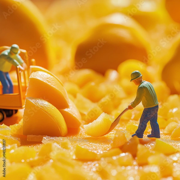Obraz Peach granules