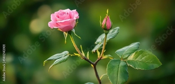 Obraz pink and yellow flower