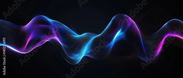 Fototapeta Abstract Fluid Wave Design