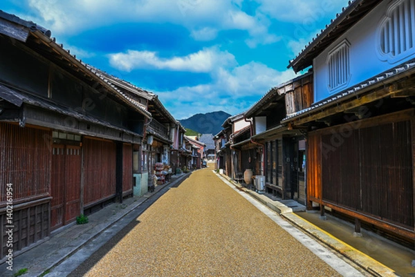 Fototapeta 関宿の風景 三重県亀山市 日本