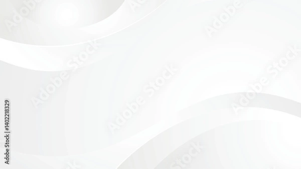 Fototapeta abstract white background wave curve shape business web banner elegant gradient wallpaper